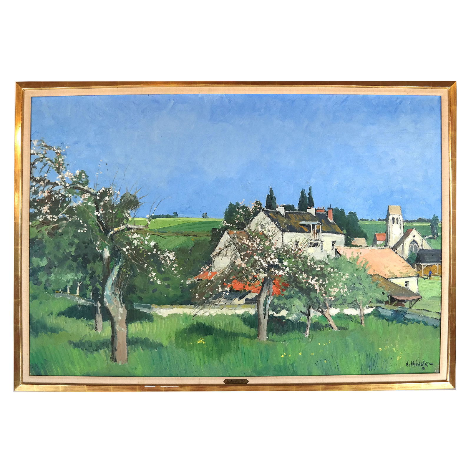 Constantin KLUGE: Les Pommiers en Fleurs- Painting (1 of 10)