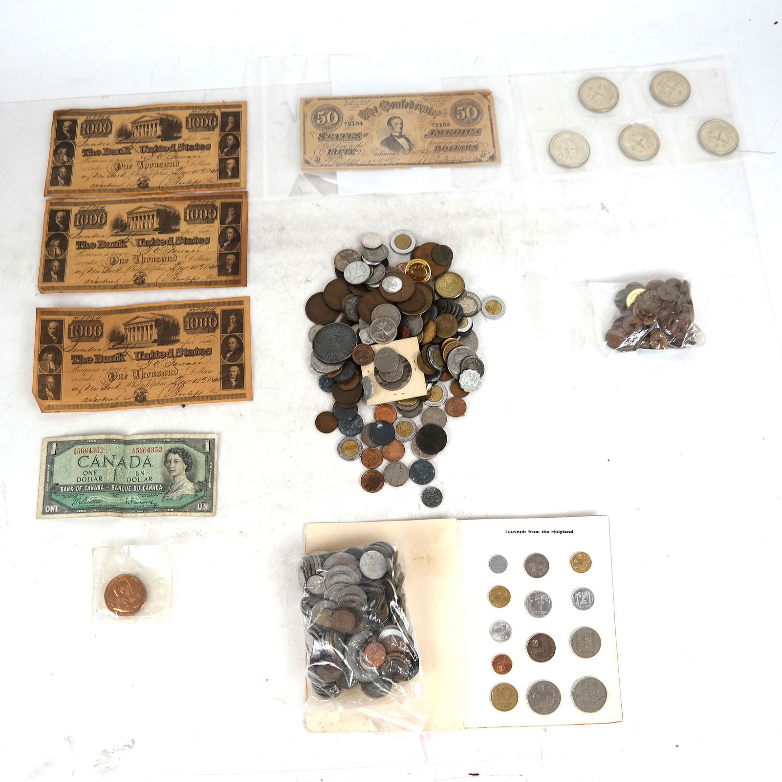 Large Bag Mixed Foreign Coins & Currency (1 of 10)
