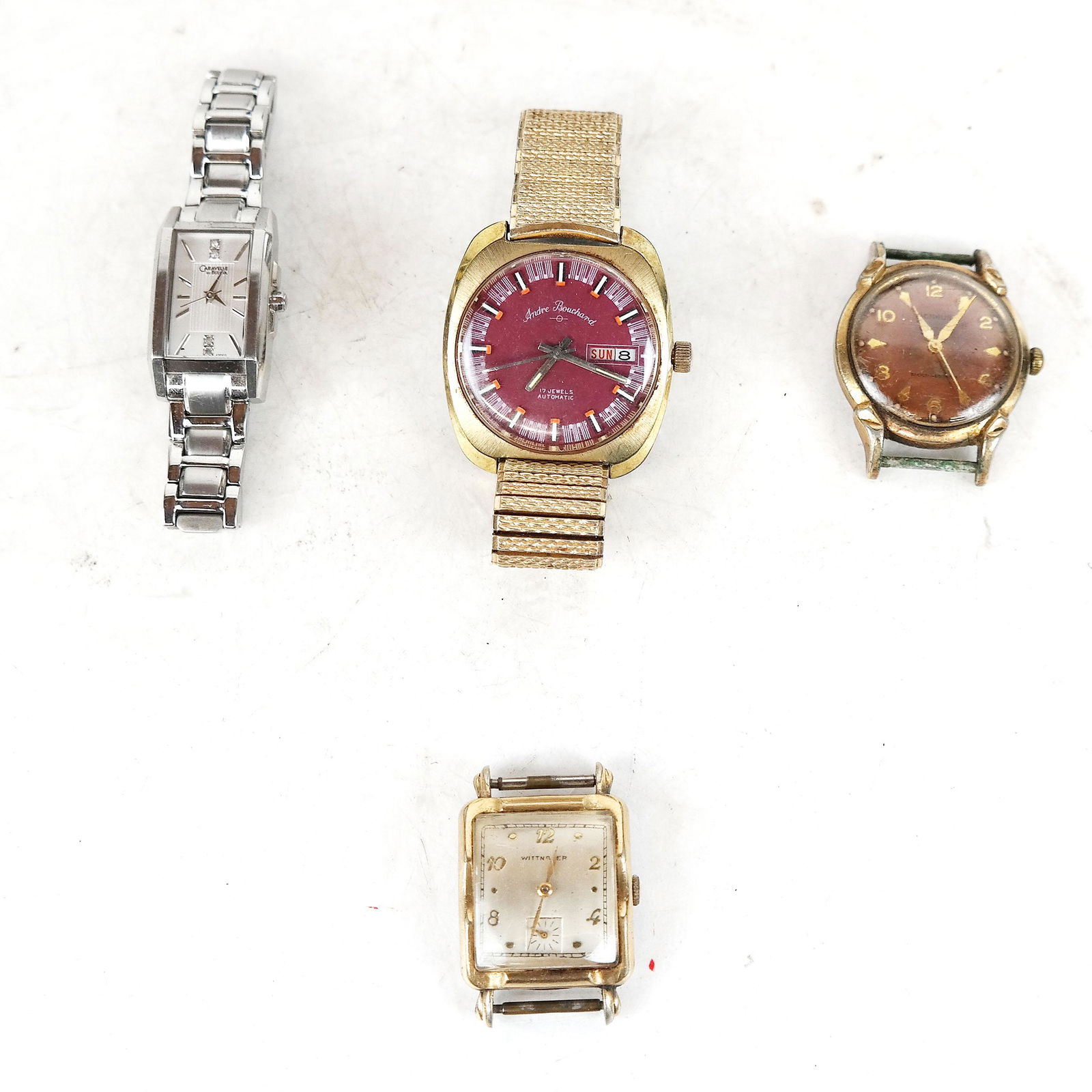 Four Watches: Benrus, Wittnauer, Two Others (1 of 10)