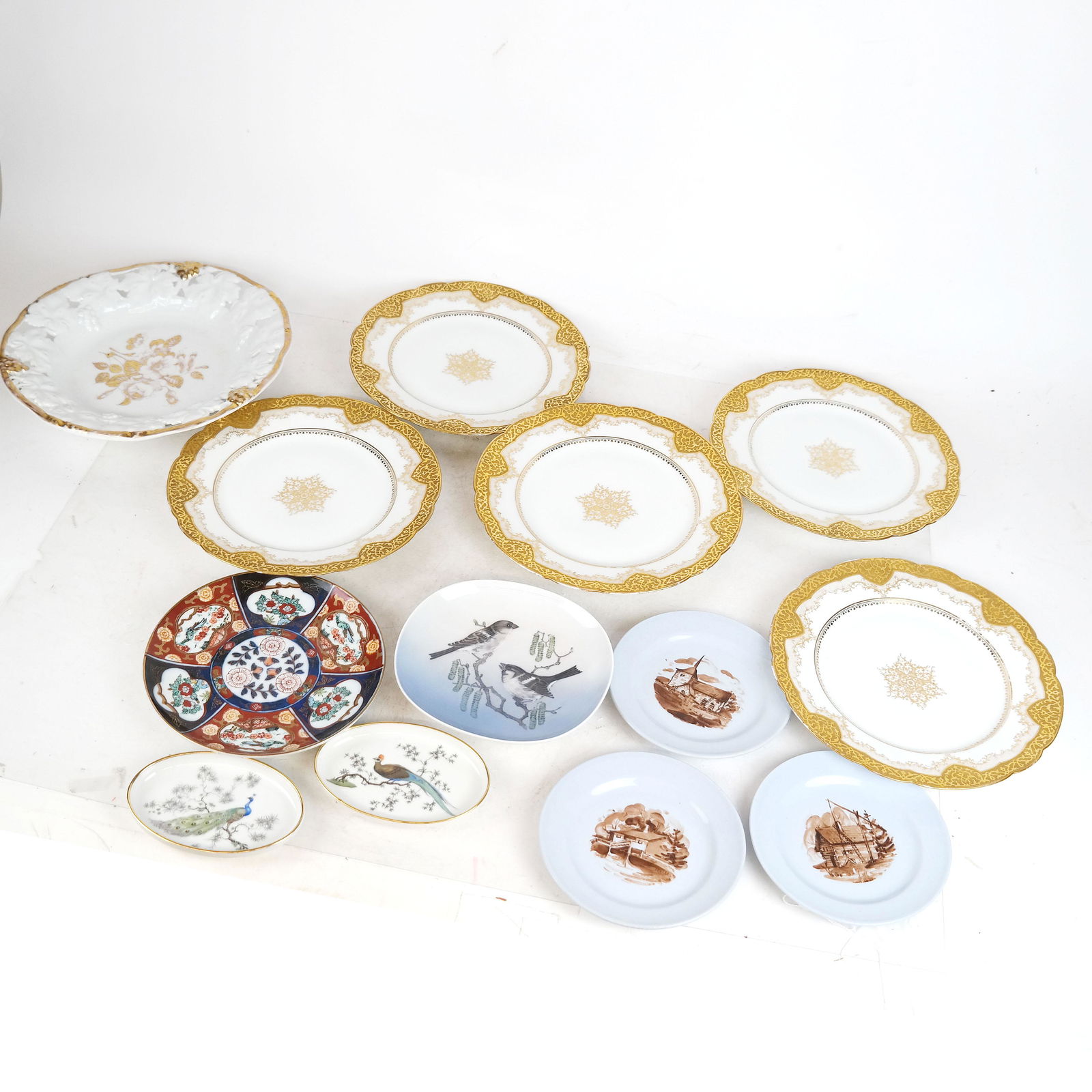 13 Assorted Porcelain Plates (1 of 15)