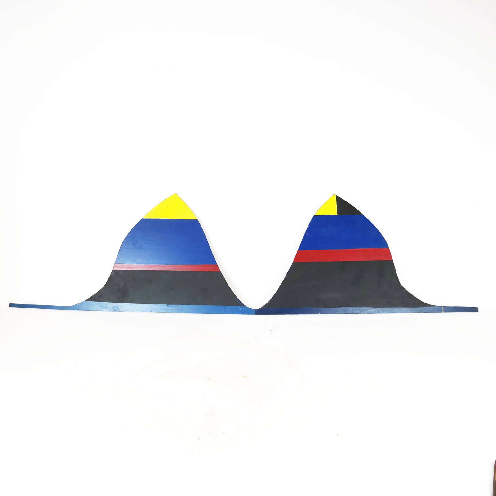 Untitled (Waves variation), Painted Aluminum (1 of 14)