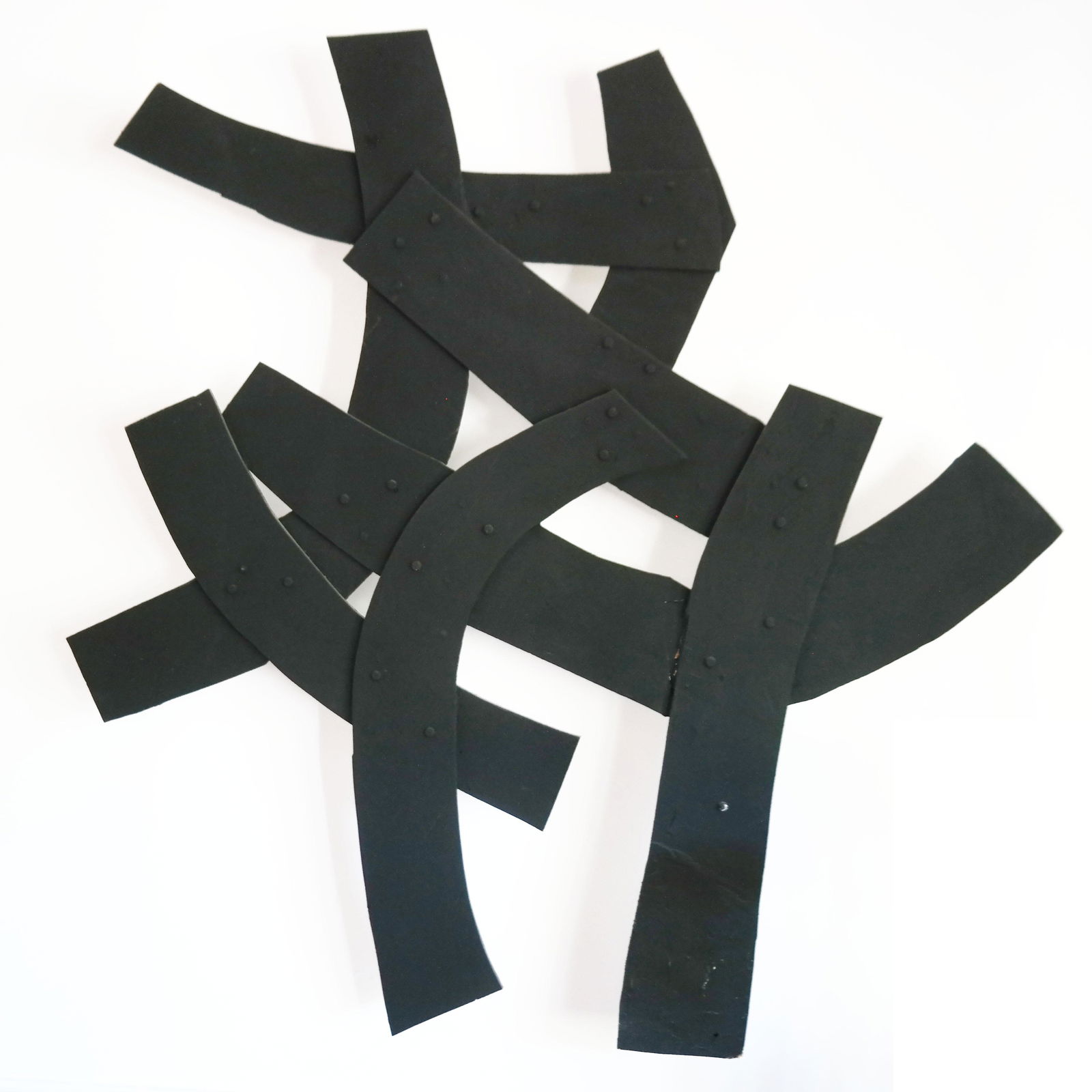 "Rites of Spring," Painted And Bolted Wood (1 of 9)