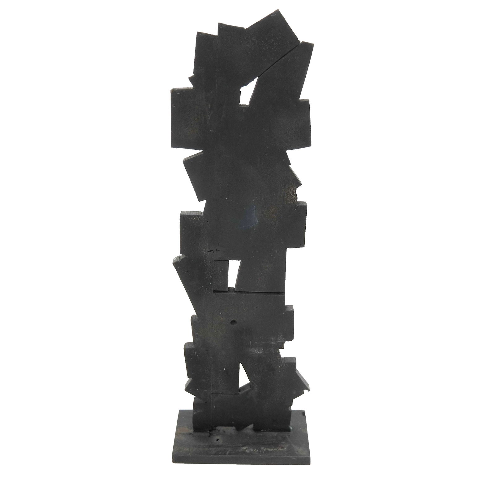 Untitled, Black Painted Bronze (1 of 7)