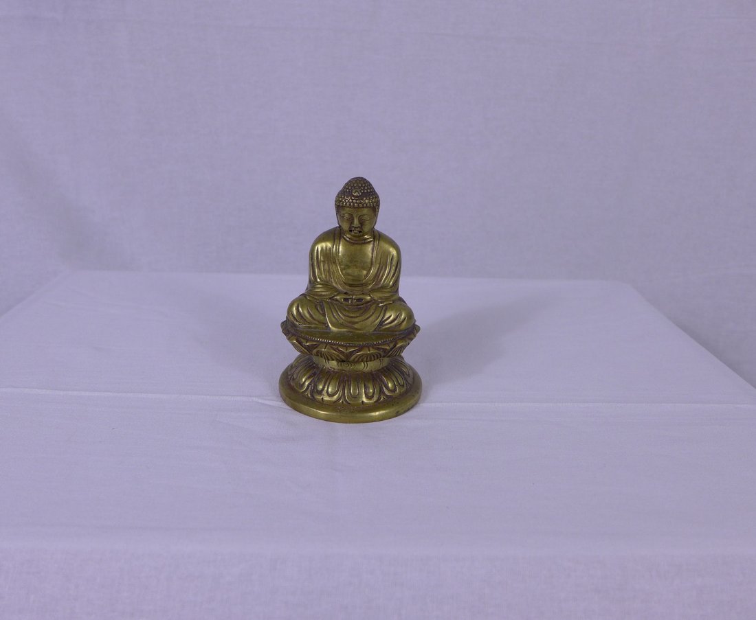 Japanese / Chinese Bronze Buddha Statue (1 of 7)