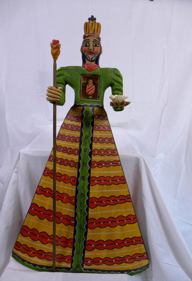 Nicholas Herrera Mexican Folk Art Santos Sculpture (1 of 9)