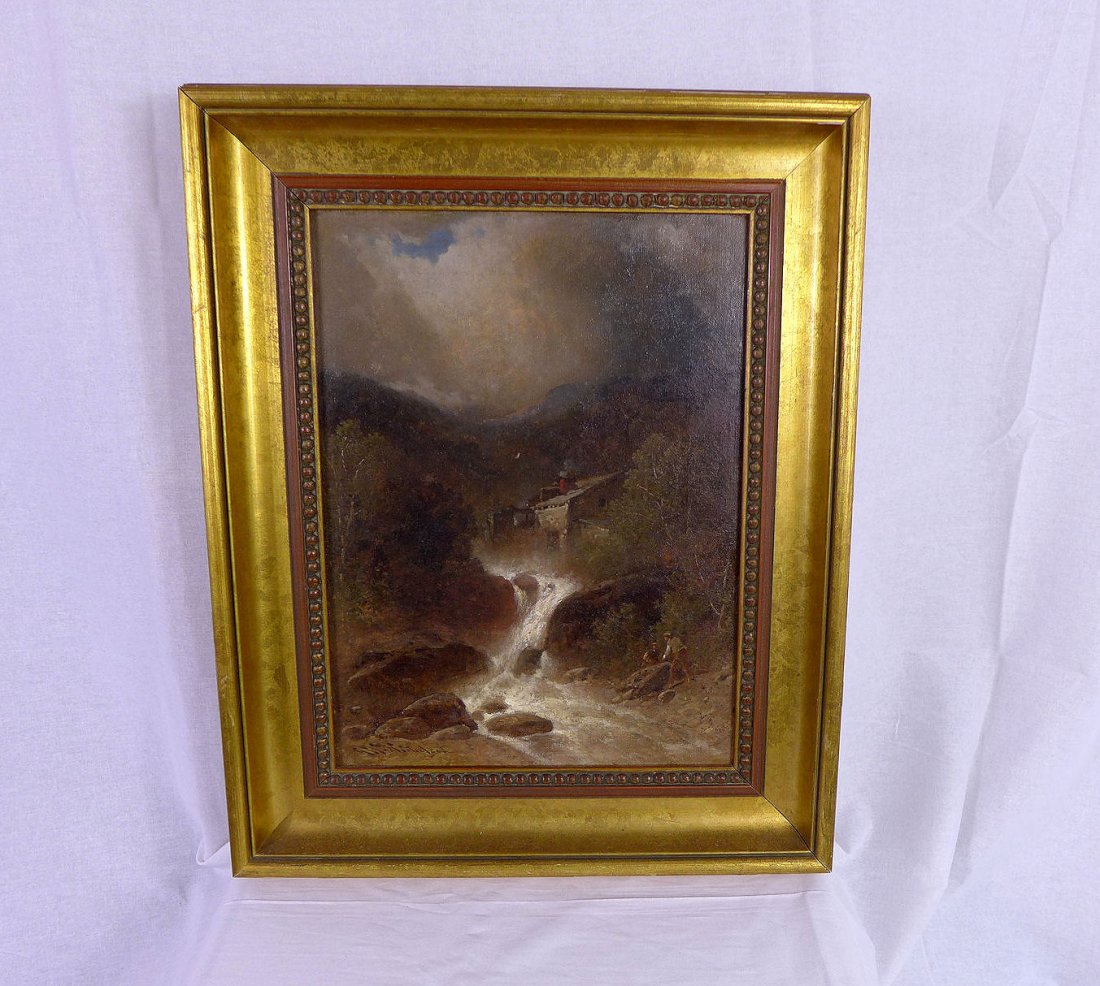 After Hermon Herzog Landscape Painting (1 of 5)