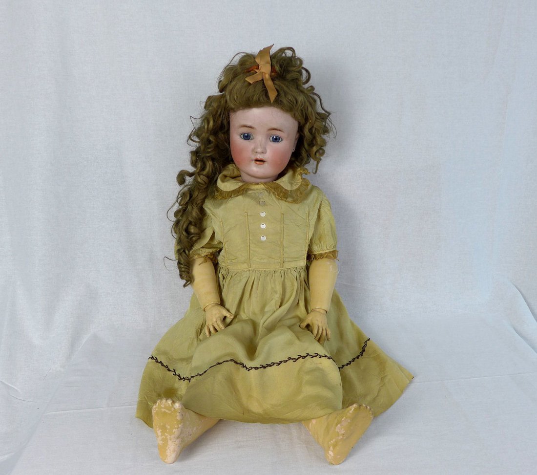 S & C German Bisque Head Simon Halbig Doll (1 of 12)