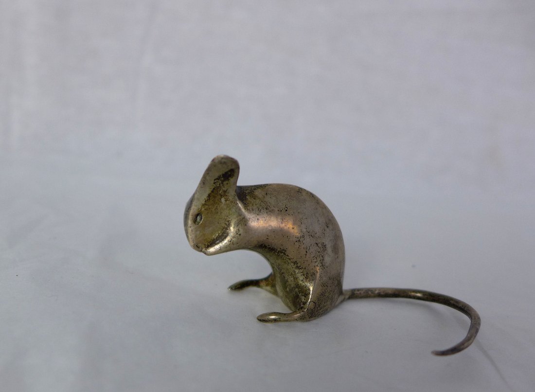 Tiffany & Co Sterling silver Mouse Figurine (1 of 5)