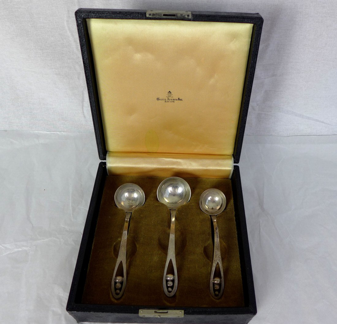 Georg Jensen Steling silver Blossom Spoons Ladle (1 of 9)