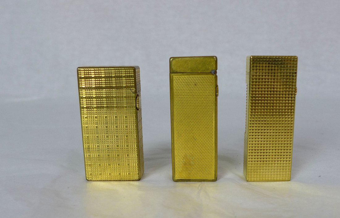 Dunhill  English Rologas gold Plated lighters (1 of 7)