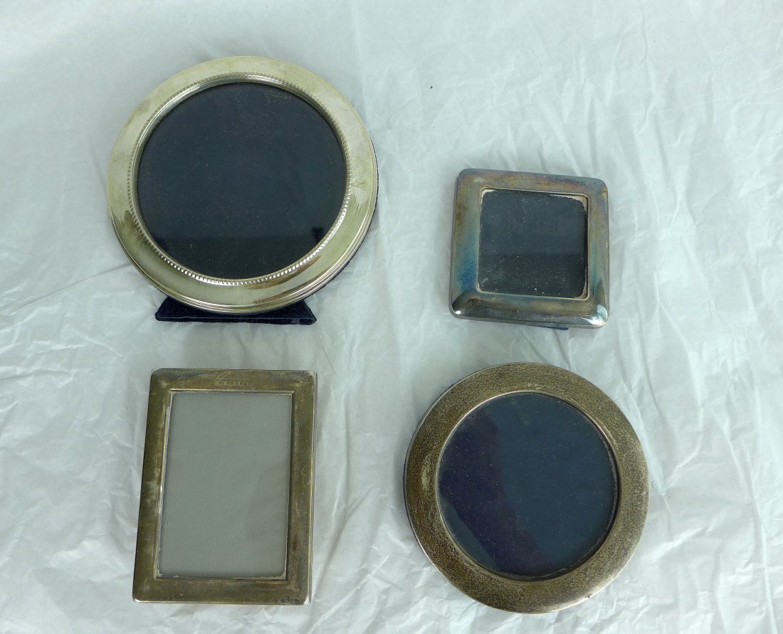 Group of sterling silver Picture Frames English Gucci (1 of 6)