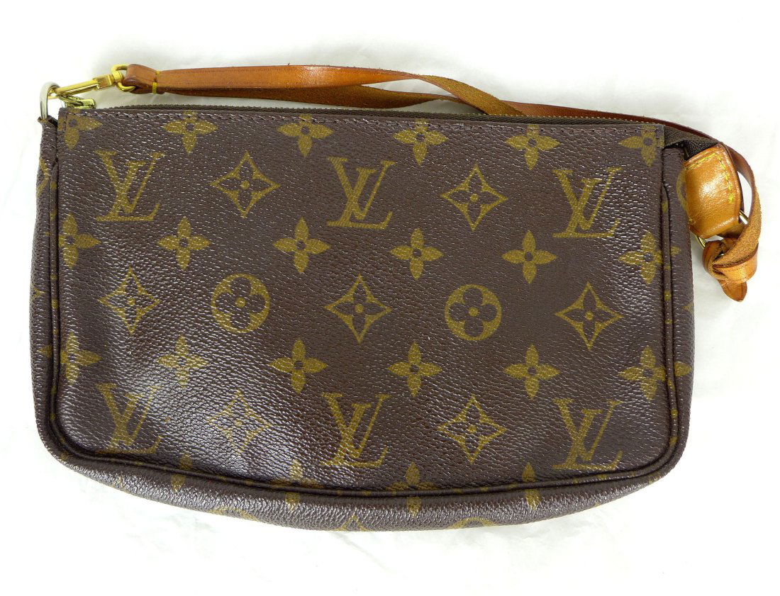 Louis vuitton Brown Monogram Zipper Pochette bag (1 of 6)