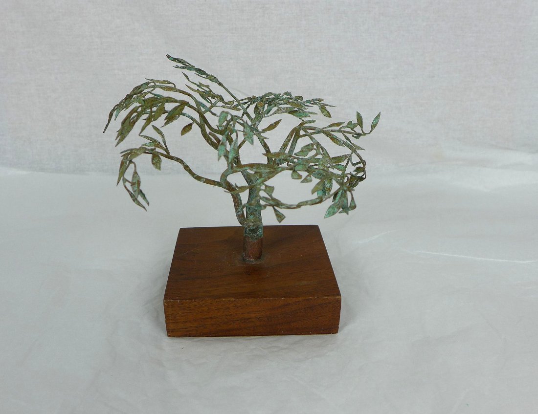 Charles Lamb Modern Bronze Baby Tree Sculpture (1 of 5)