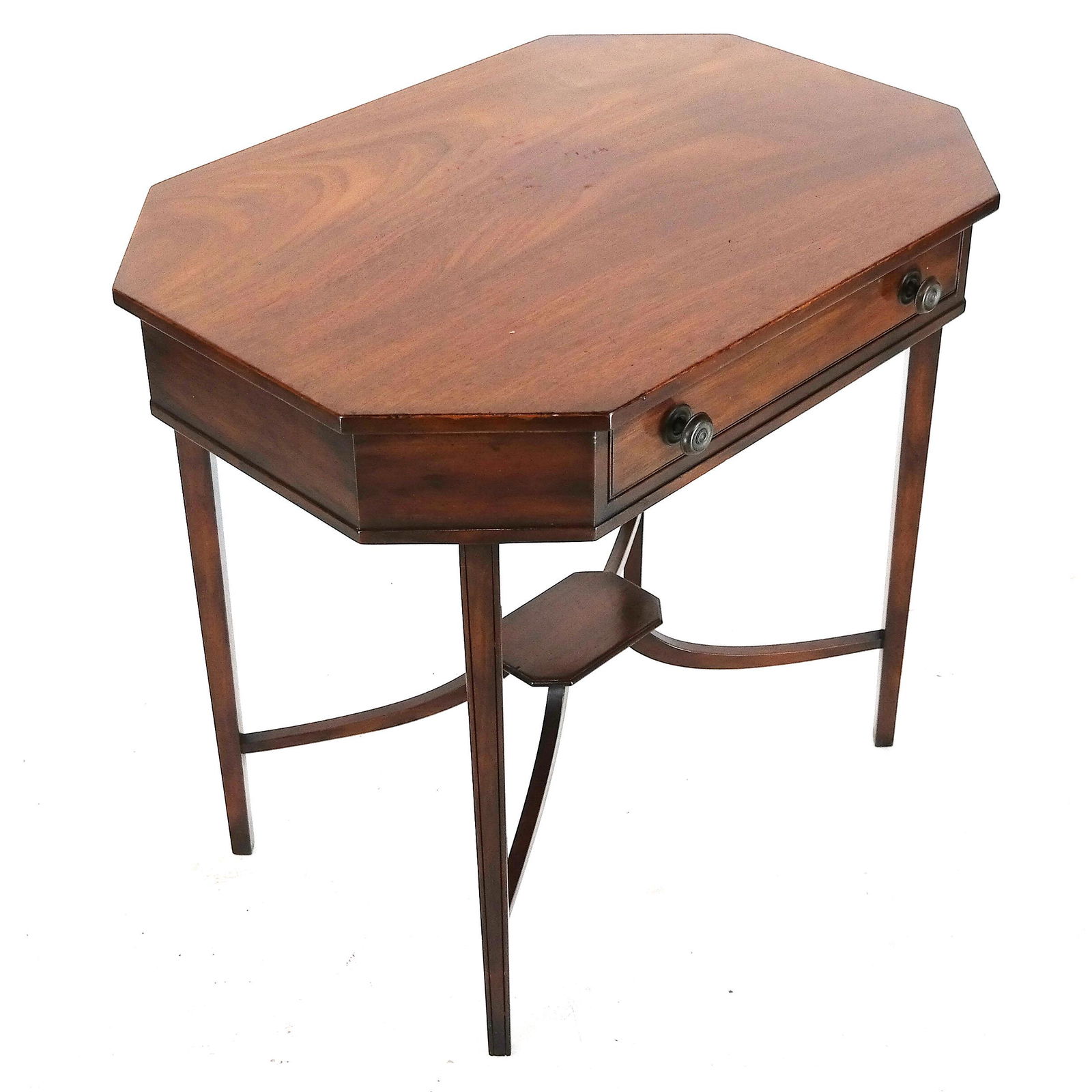Kittinger Mahogany Octagonal Side Table (1 of 9)