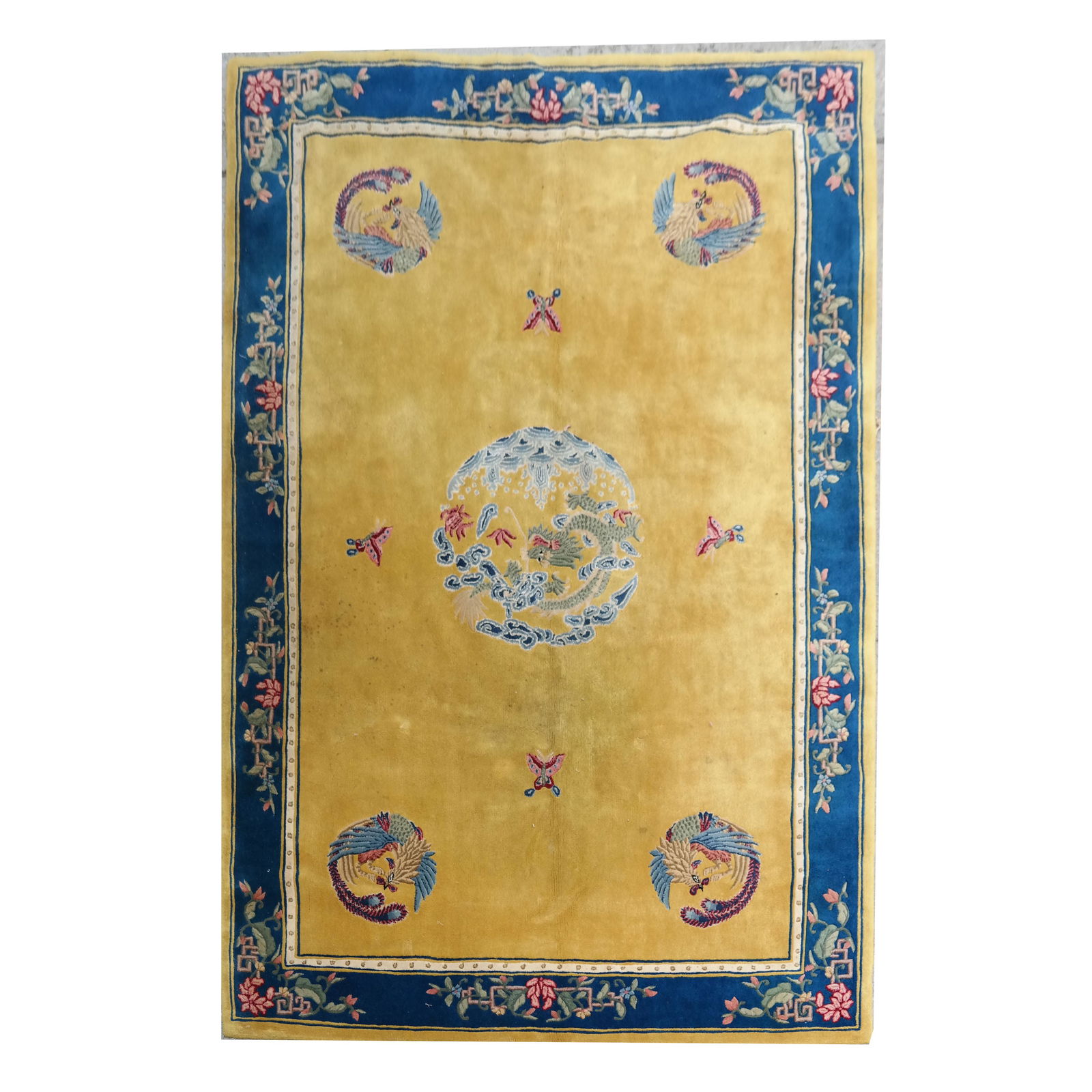 Vintage Chinese Dragon Medallion Carpet (1 of 14)