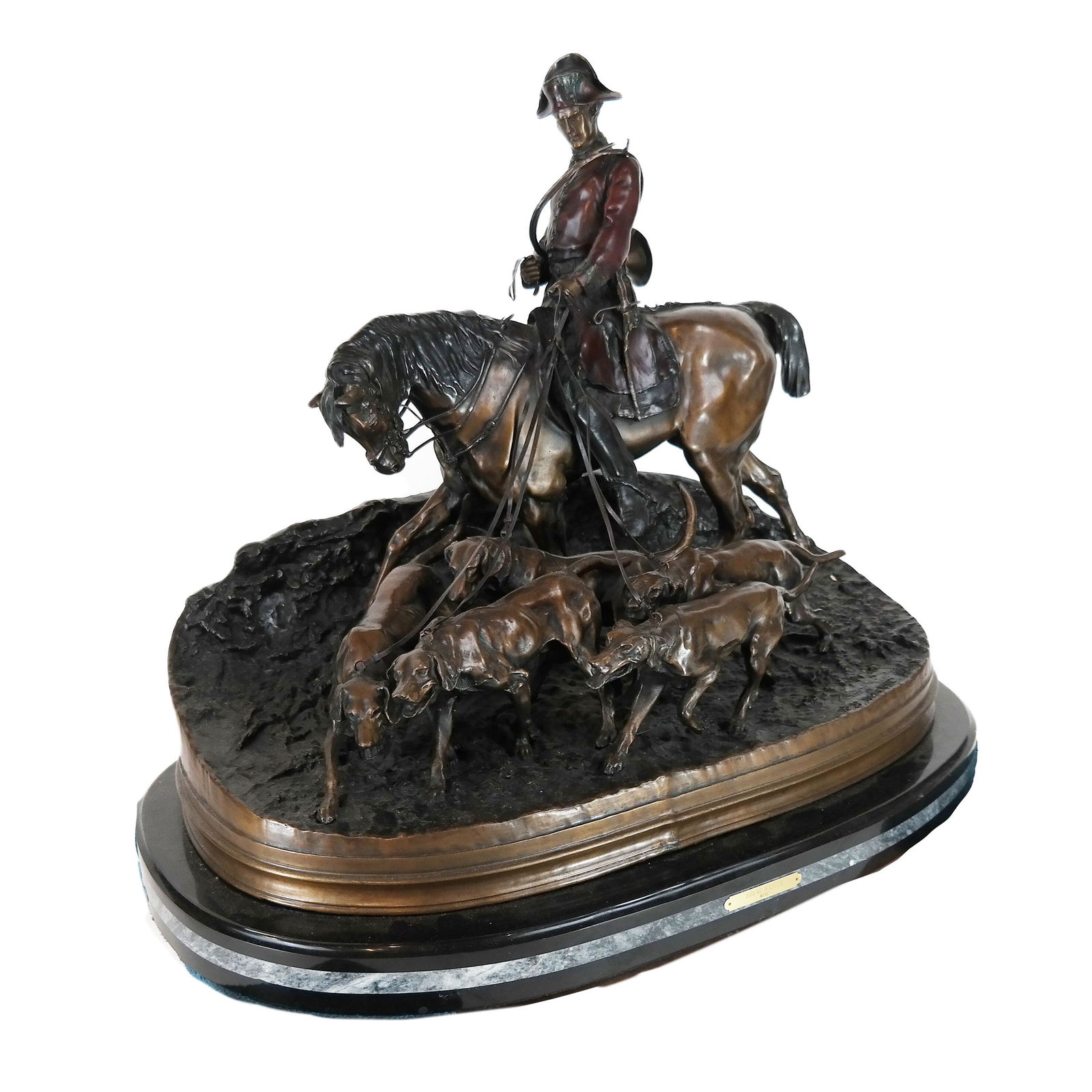 After P.J. MENE: "Hound Master"- Bronze (1 of 10)