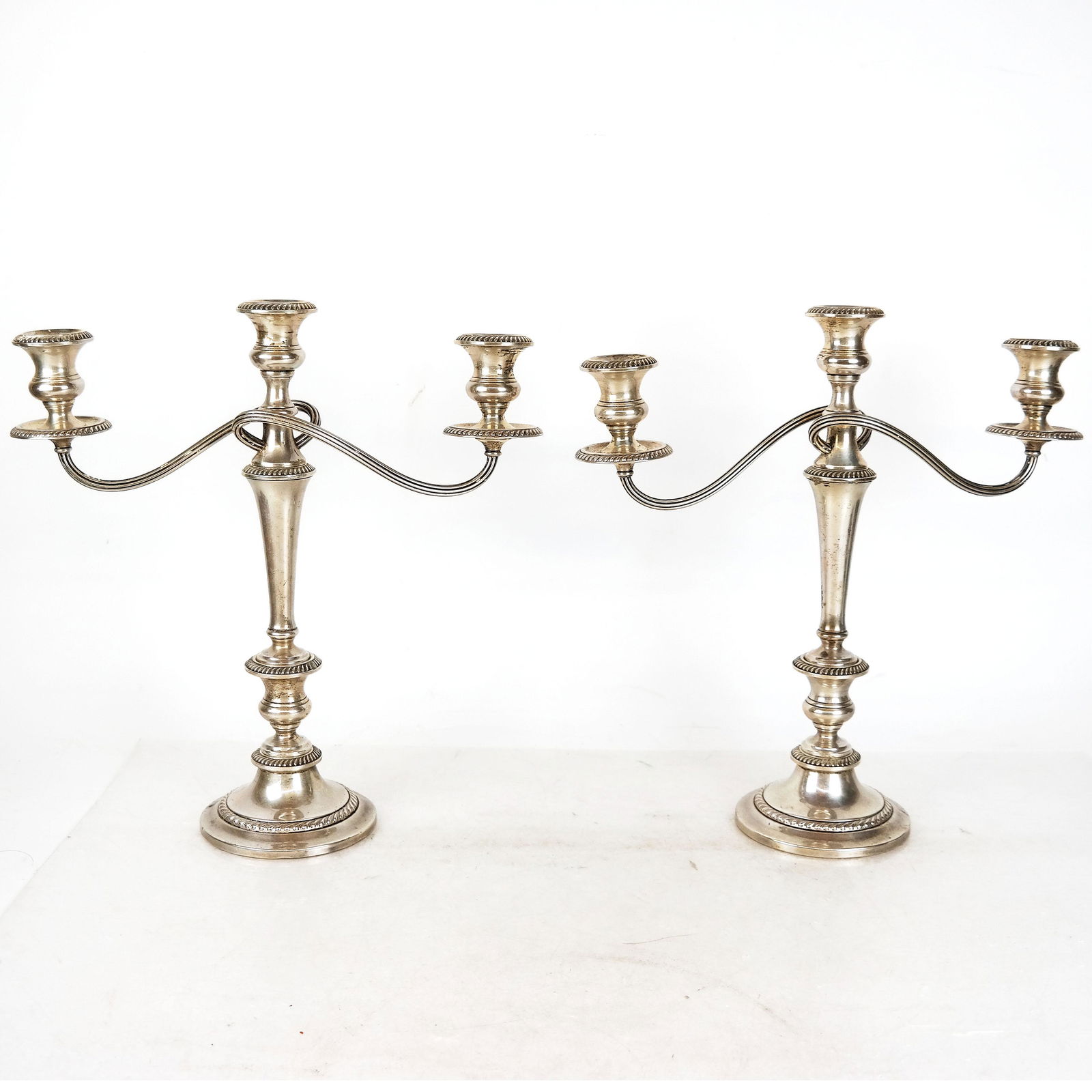 Pair Gorham Sterling Silver Candelabra (1 of 5)