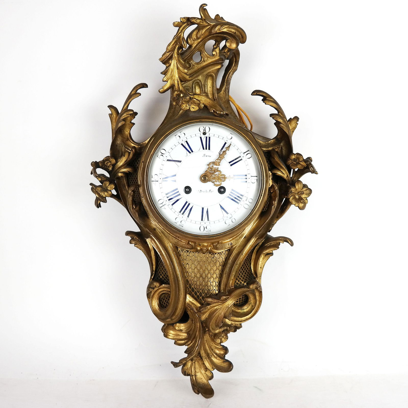 19th C. French Cartel Clock by Jacob Petit (1 of 9)