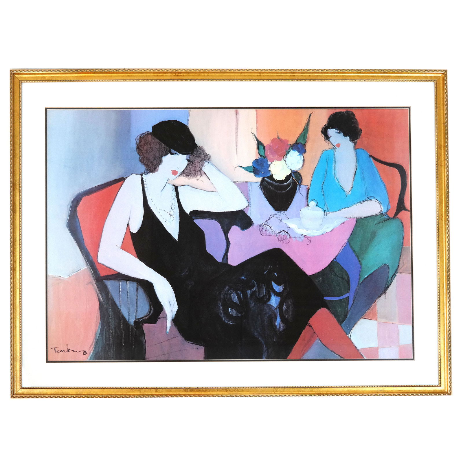 Itzchak TARKAY: Ladies Lunching - Offset Print (1 of 7)