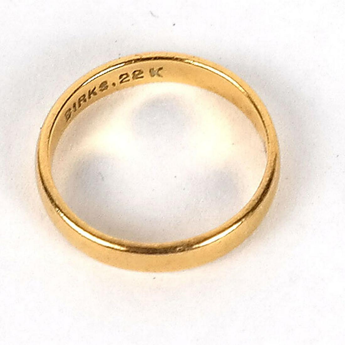 22K Gold Ring, Size 3.75 (1 of 5)