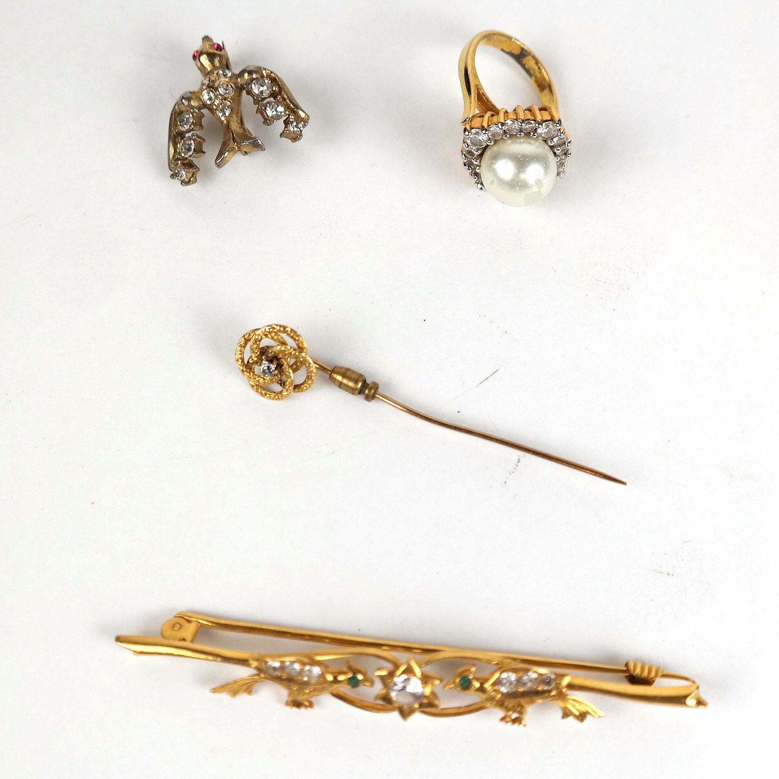Two 14K Pins, Costume Pin, Costume Ring (1 of 13)