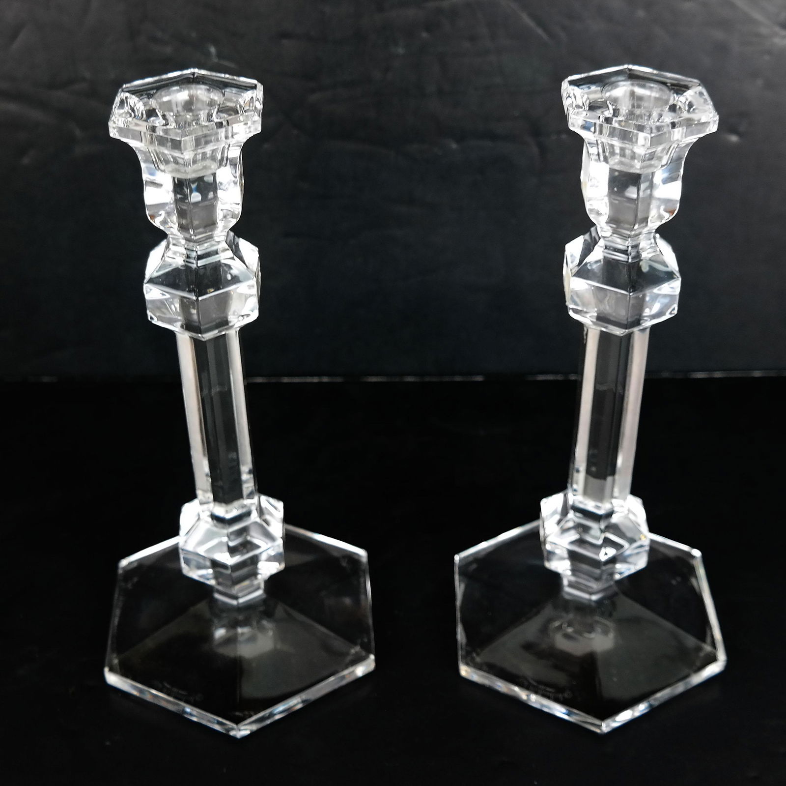Pair Val St. Lambert Candlesticks (1 of 5)