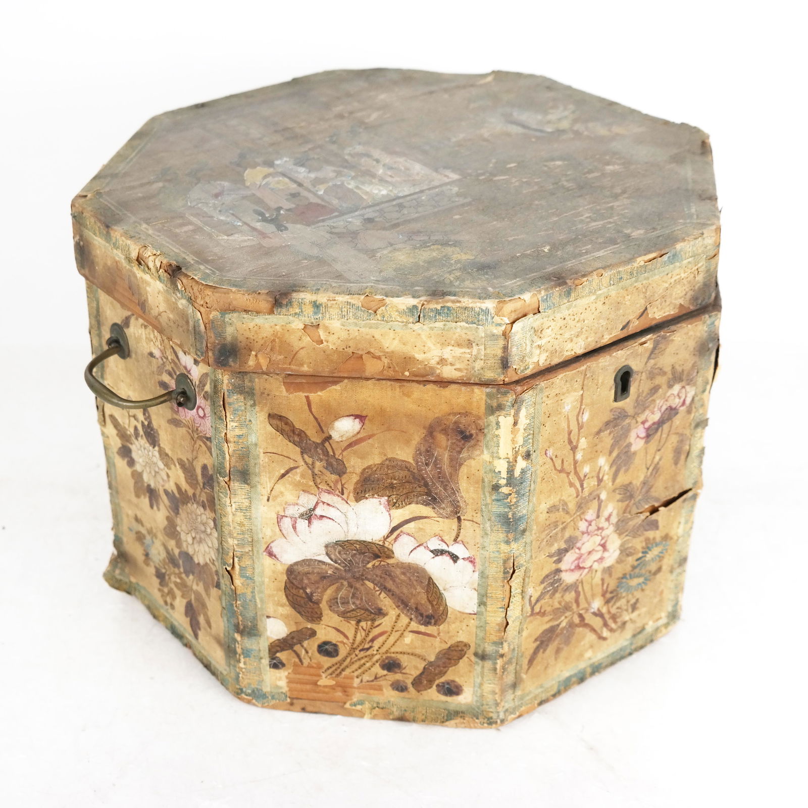Antique Chinese Octagonal Box (1 of 9)