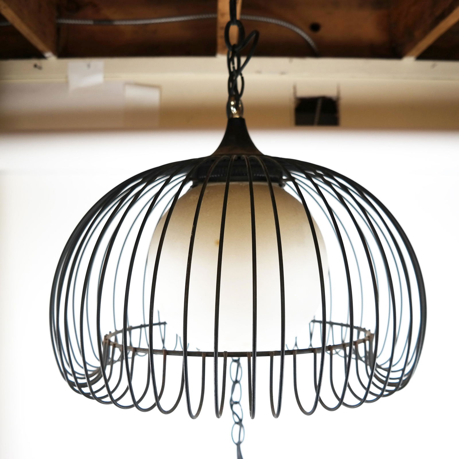 Mid-Century Modern Wire Frame Fixture (1 of 6)