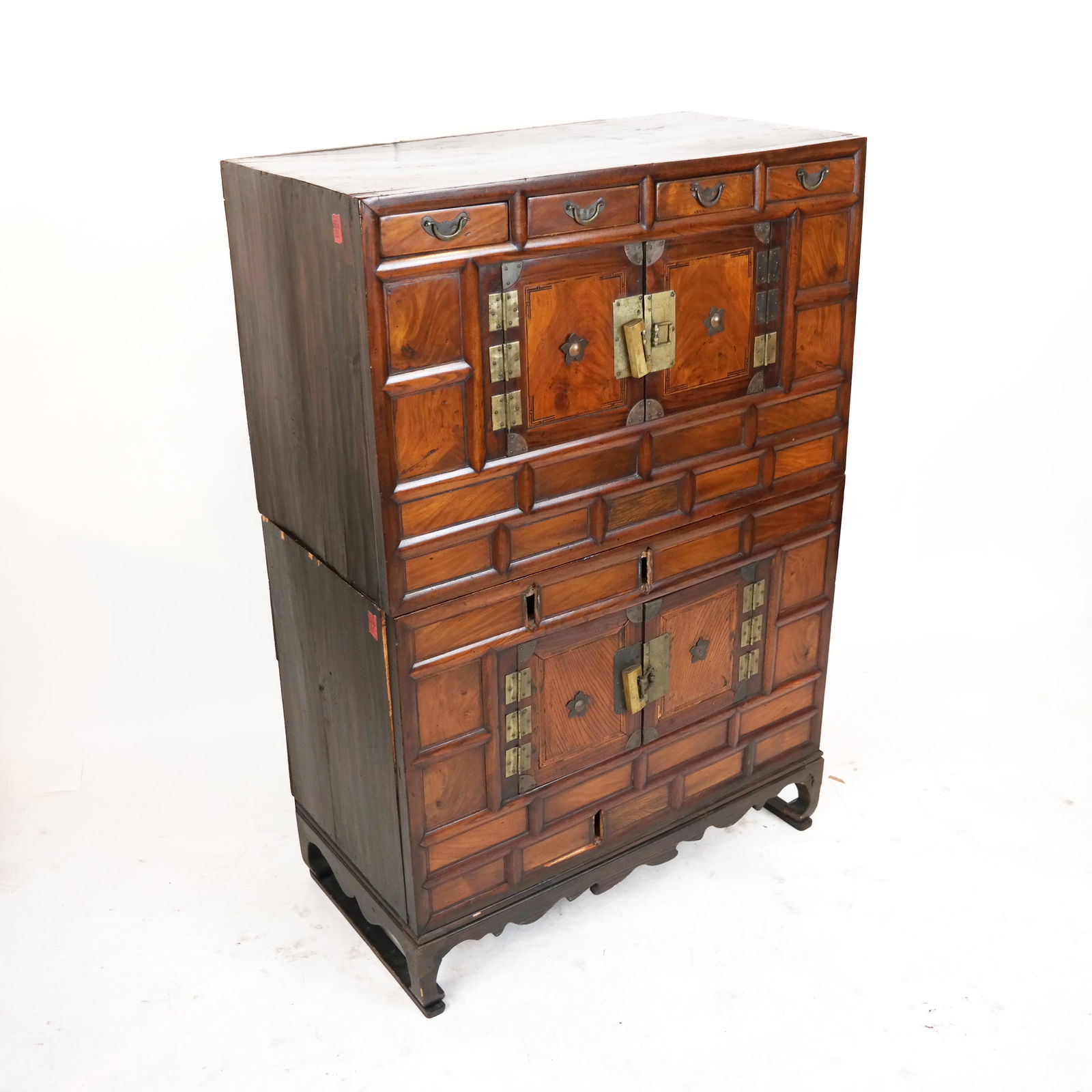 Chinese Two-Part Campaign Stacked Cabinet (1 of 11)