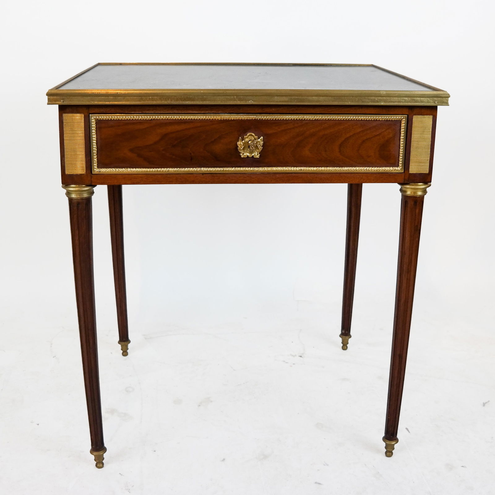 18th C. Louis XVI Inset Marble Top Table (1 of 10)