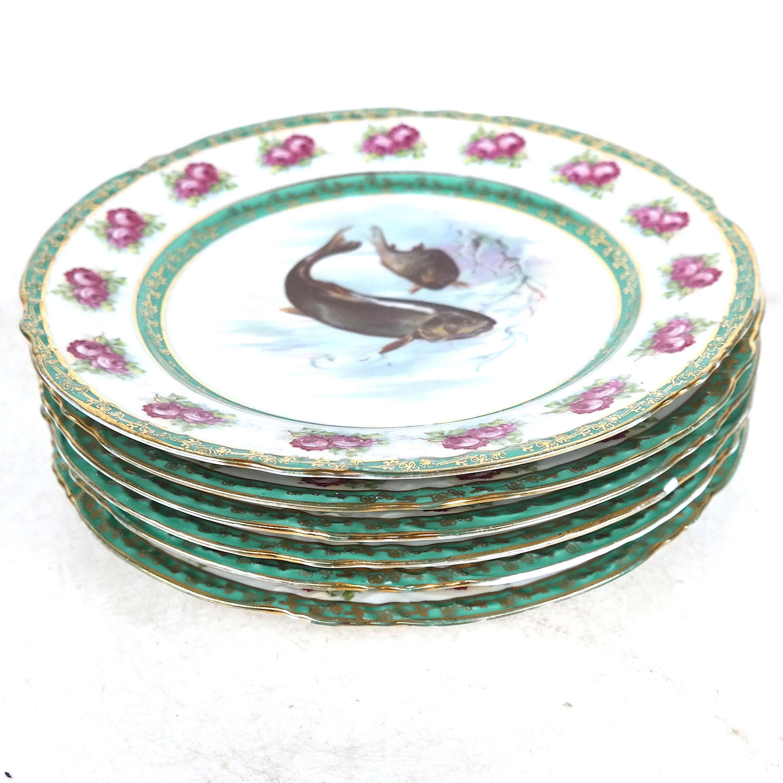 Set 6 Vienna Fish Plates (1 of 4)