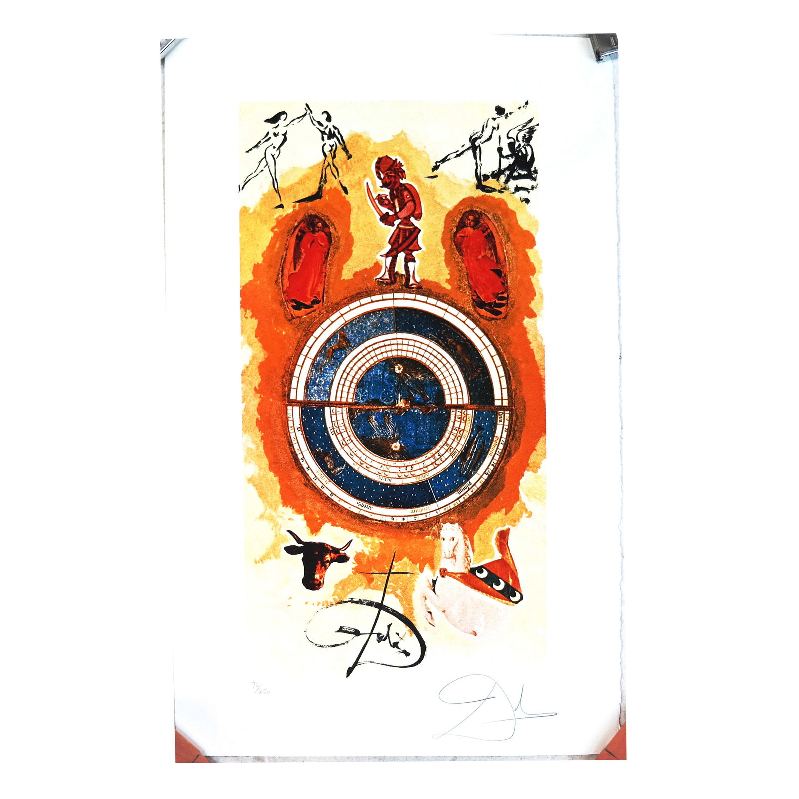 Salvador DALI: "Zodiac & Figures" - Lithograph (1 of 7)