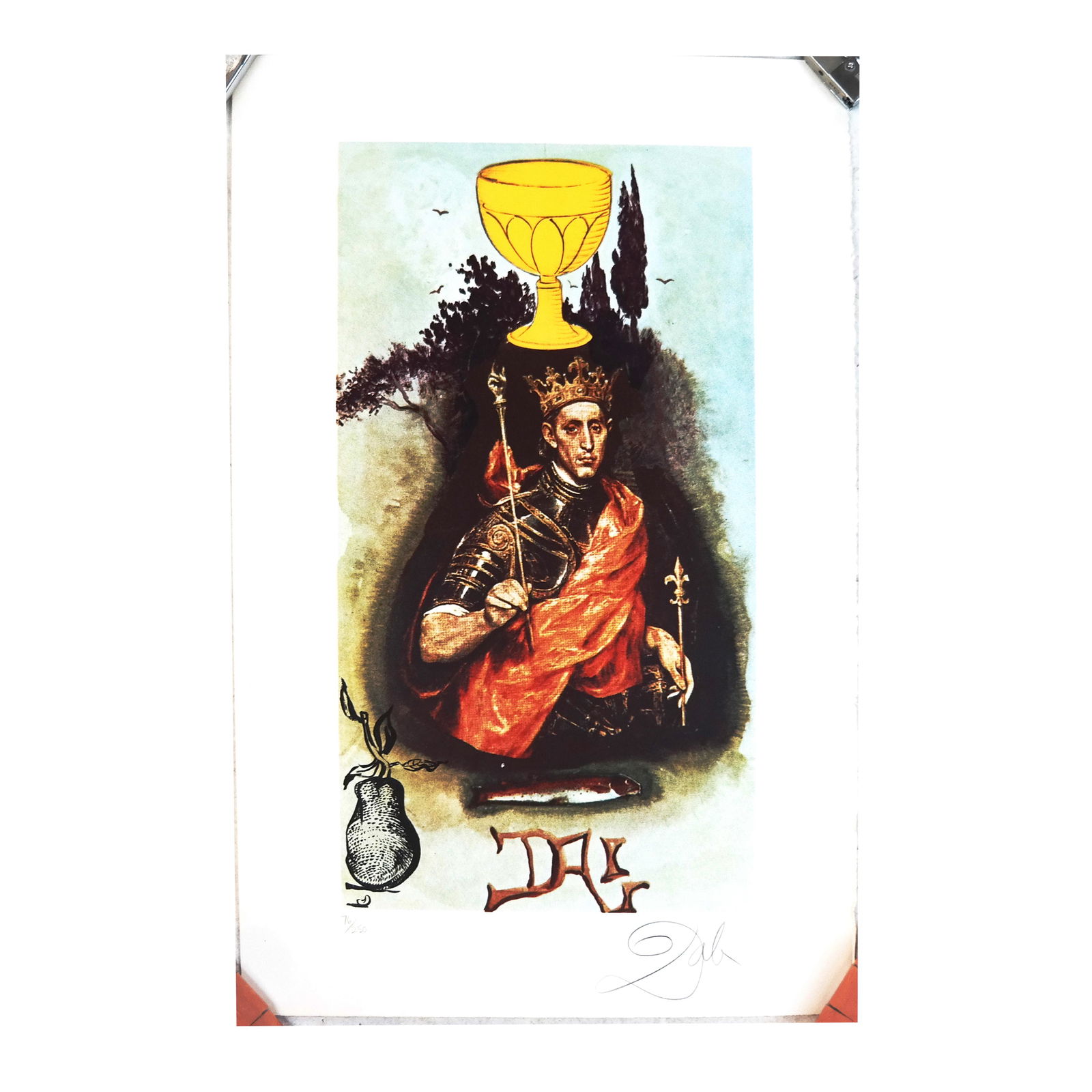 Salvador DALI: King in Robe - Lithograph (1 of 7)