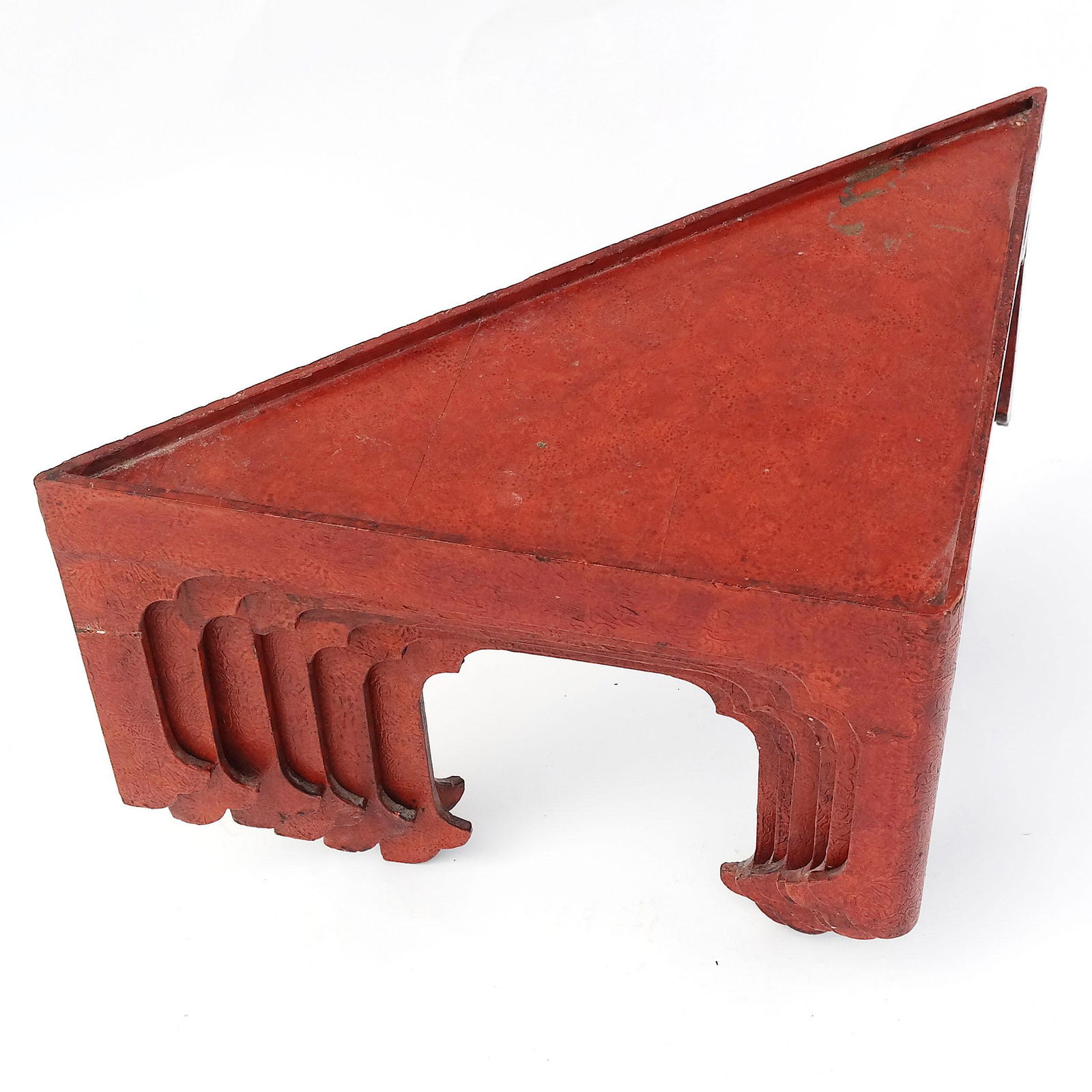 Set of 6 Asian Triangular Stacking Tables (1 of 6)