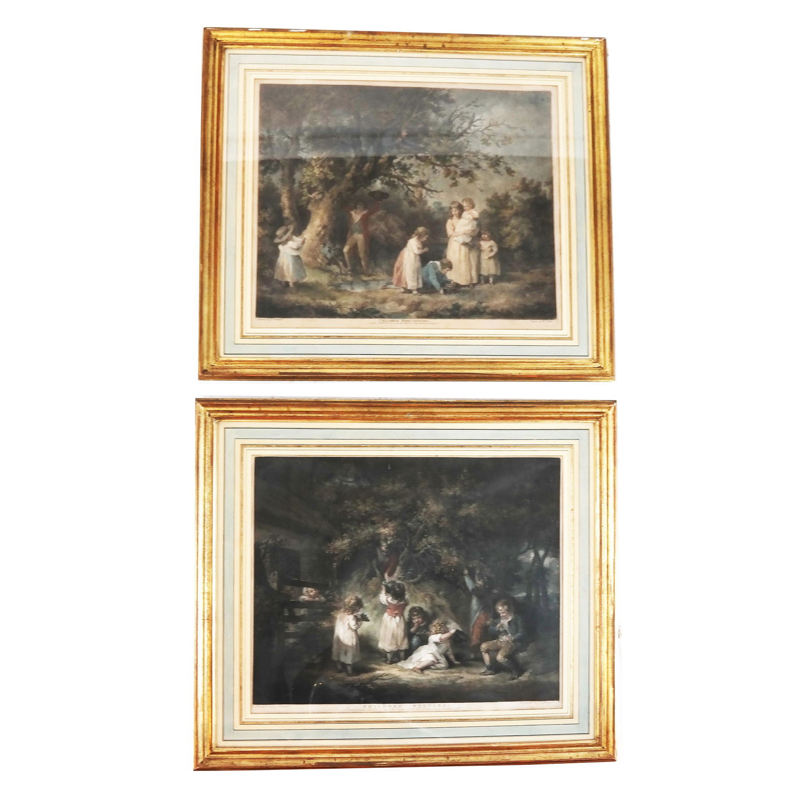 After George MORLAND: Two Colored Engravings (1 of 12)