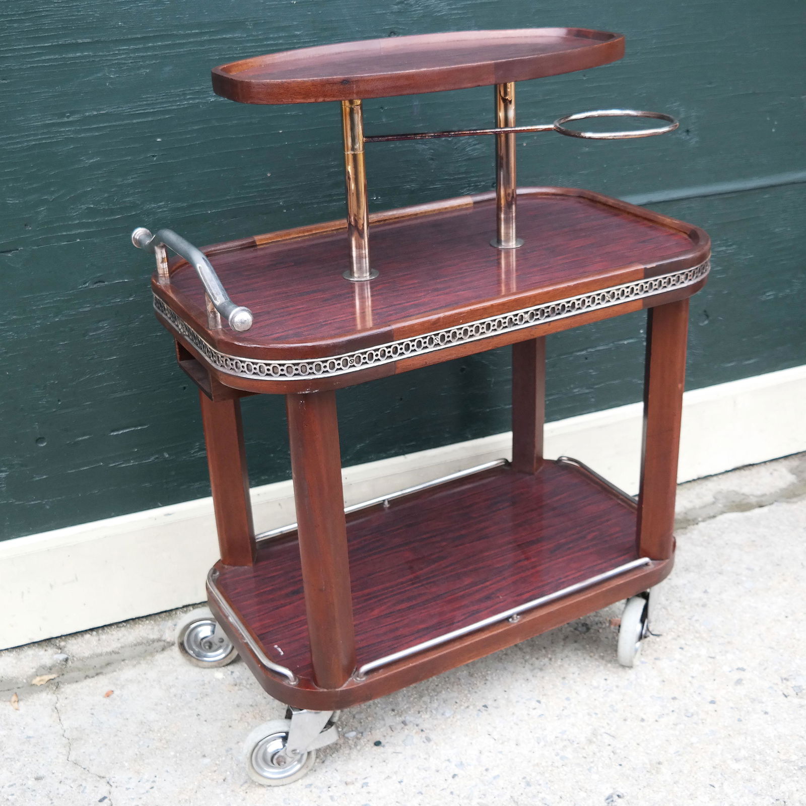 Christofle Art Deco Tea / Bar Cart (1 of 8)