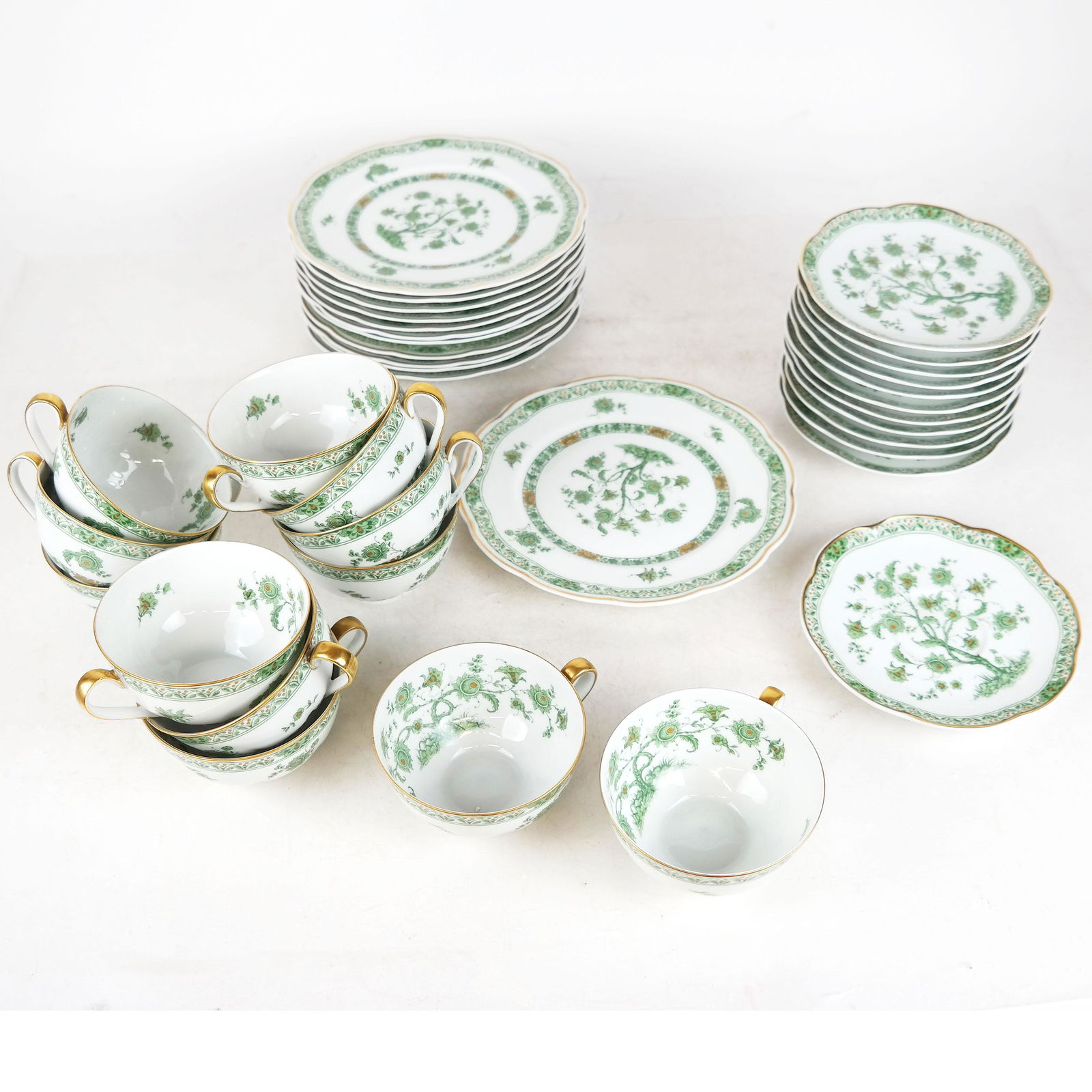 36-Pc. Limoges "Bonneval" Cups, Saucers, Plates (1 of 13)