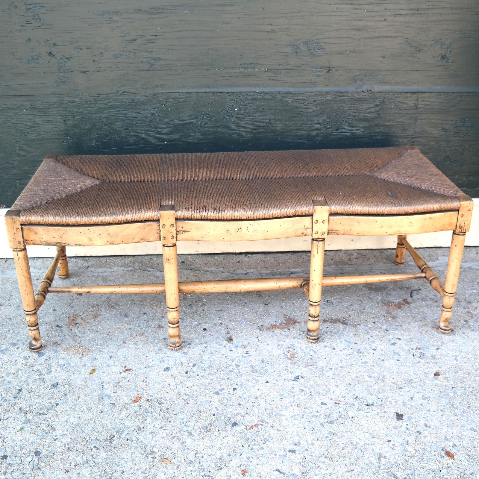 Rush-Seat Long Bench (1 of 7)