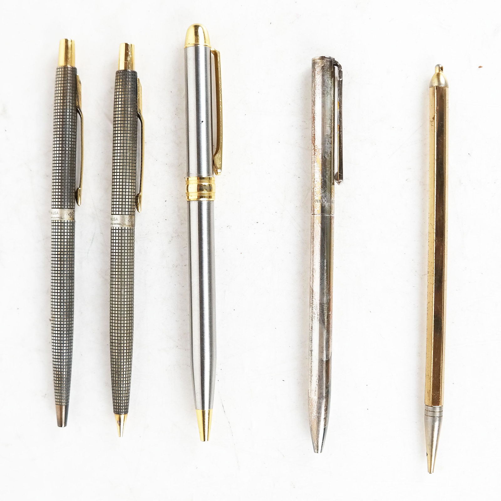 Five Sterling Silver and Other Pens (1 of 8)