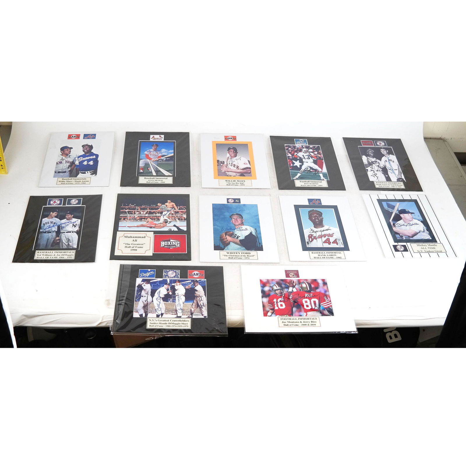 12 Sports Autographed Prints (1 of 15)