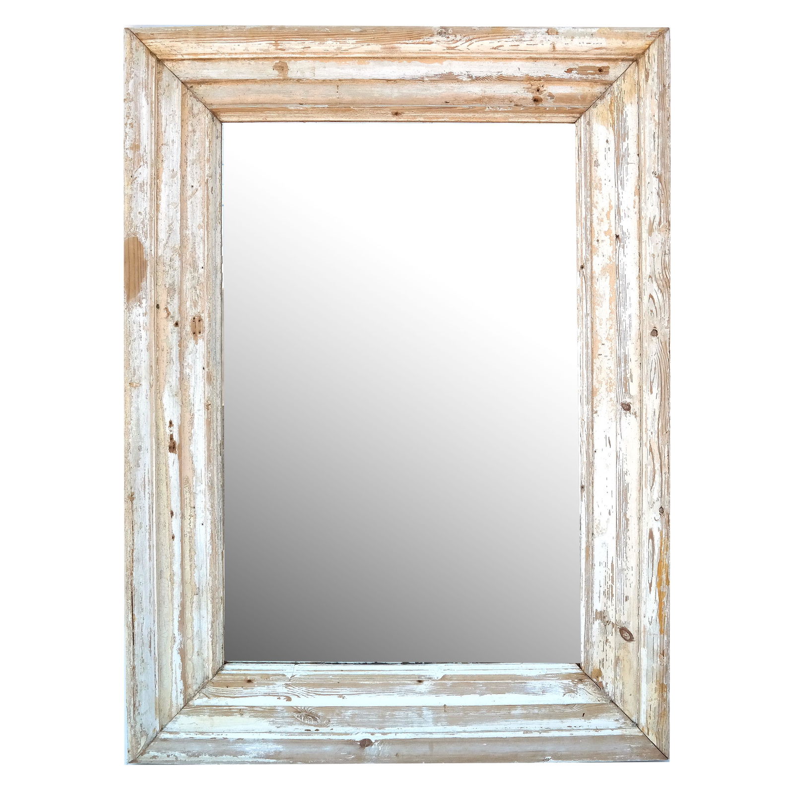 Antique Painted Beveled Glass Mirror (1 of 6)