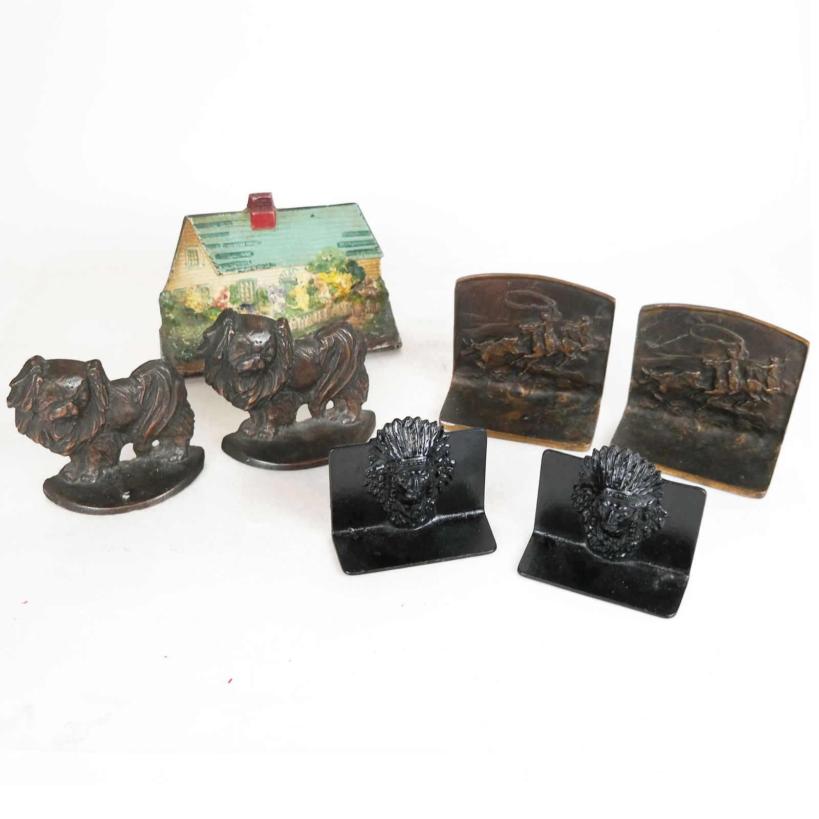 Three Pairs Bookends and a Doorstop (1 of 14)