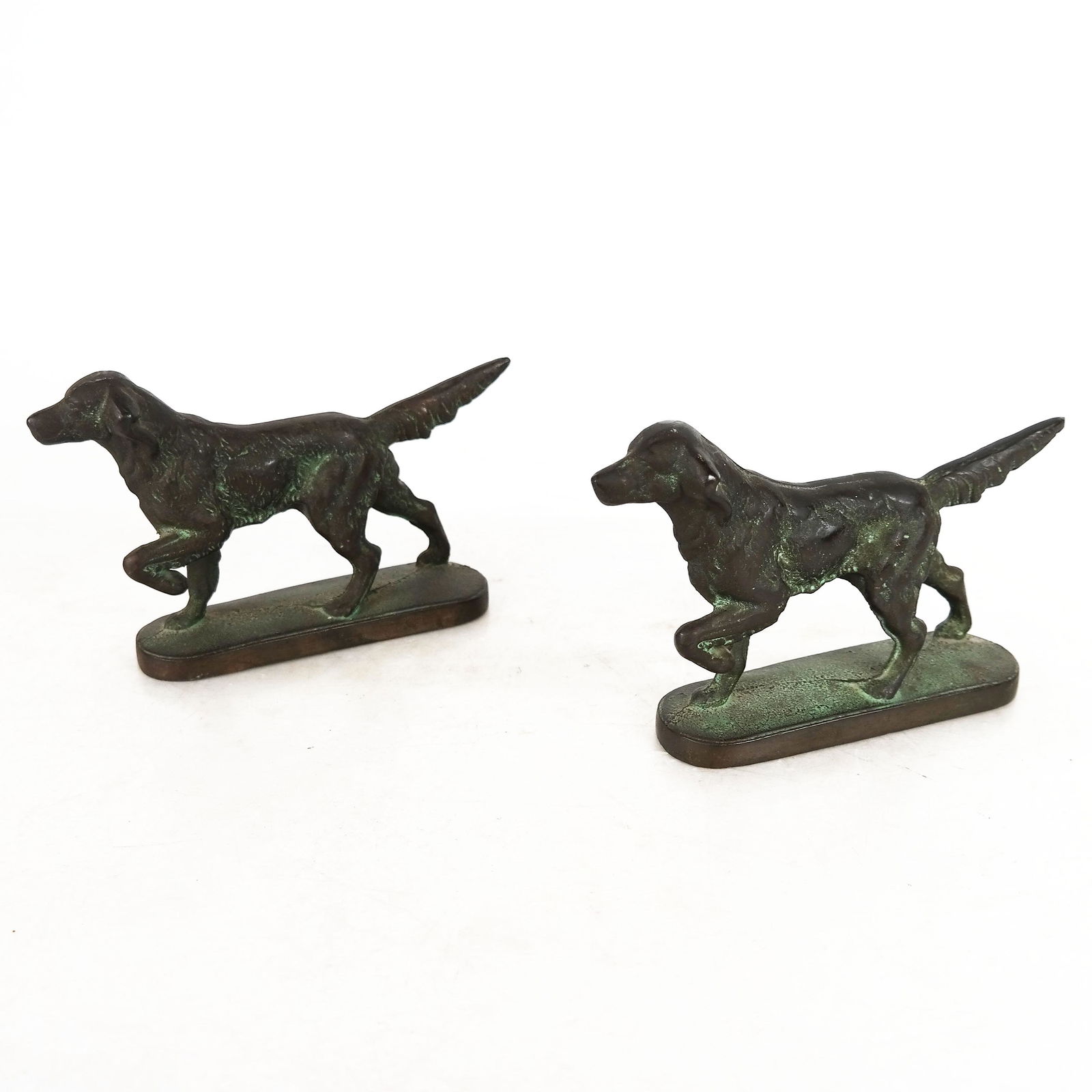 Pair Iron Dog Bookends (1 of 7)