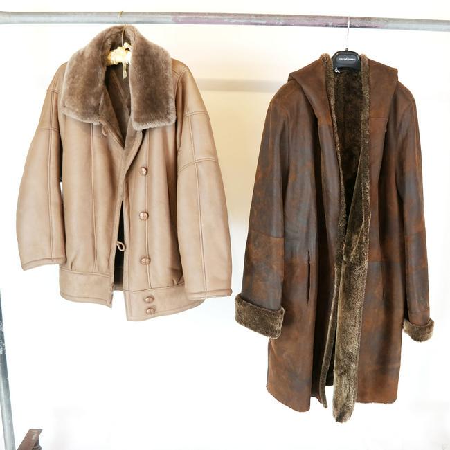 Two Leather and Fur Lined Jackets (1 of 8)