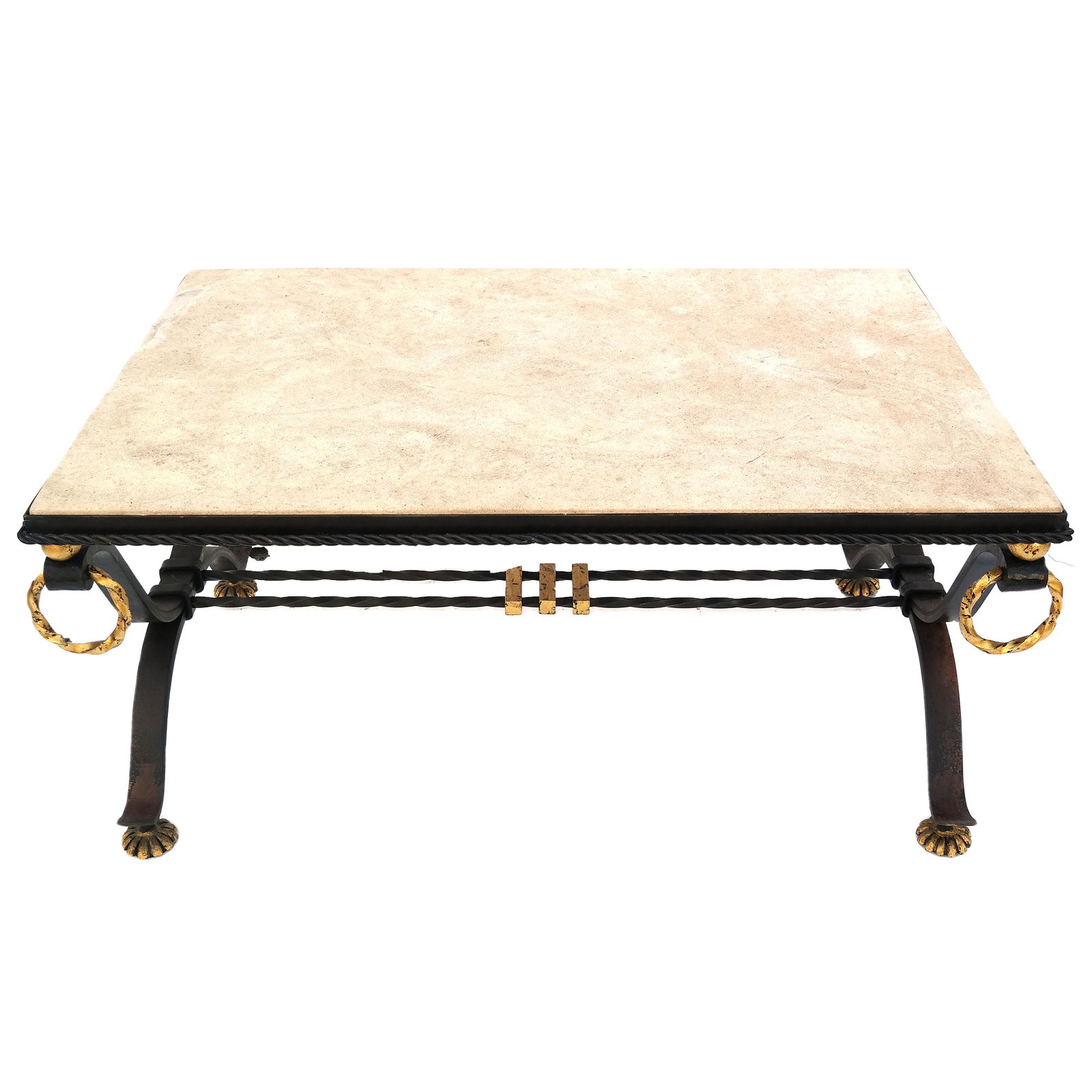 Wrought Iron & Parcel Gilt Low Table (1 of 10)