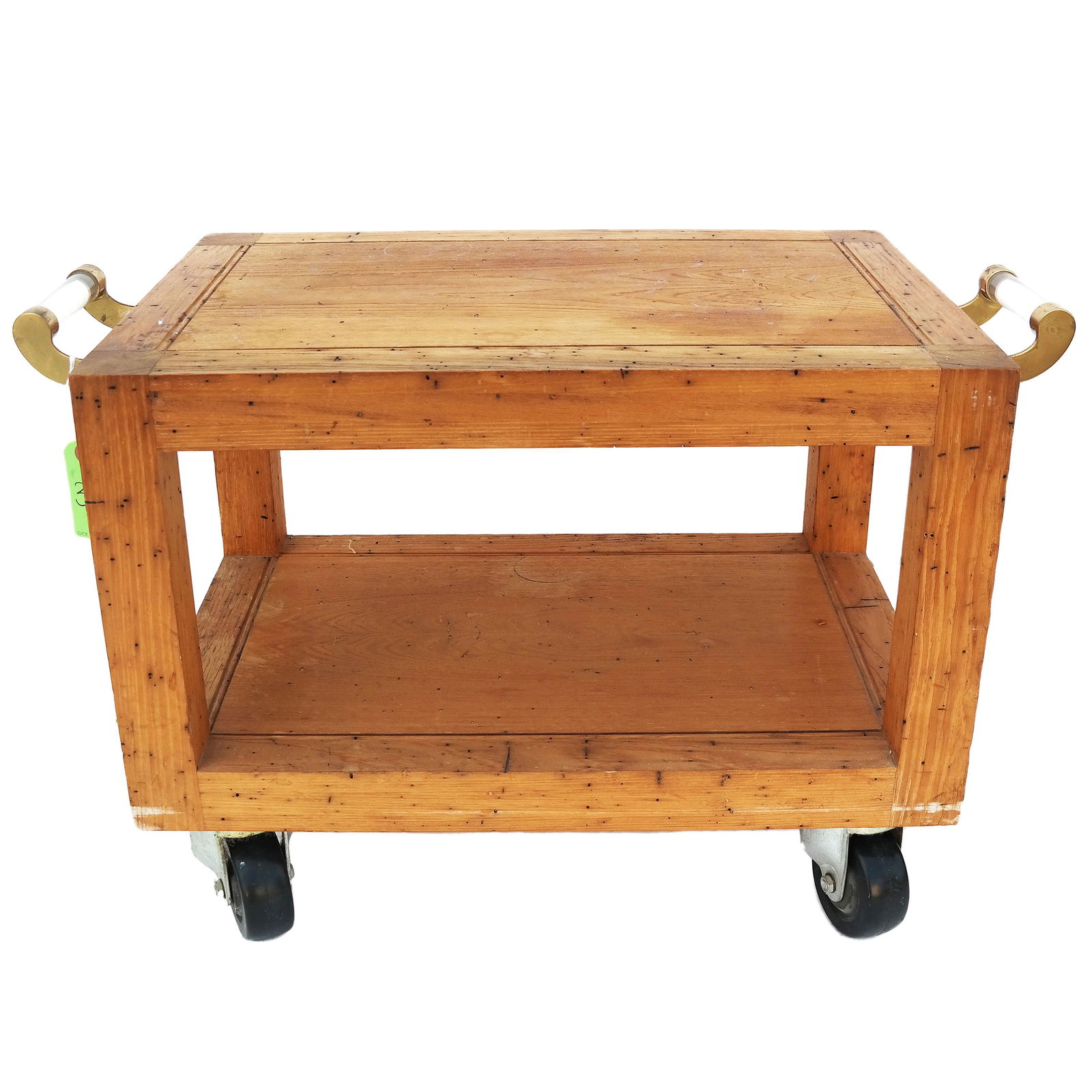 Reclaimed Oak Rolling Cart (1 of 11)