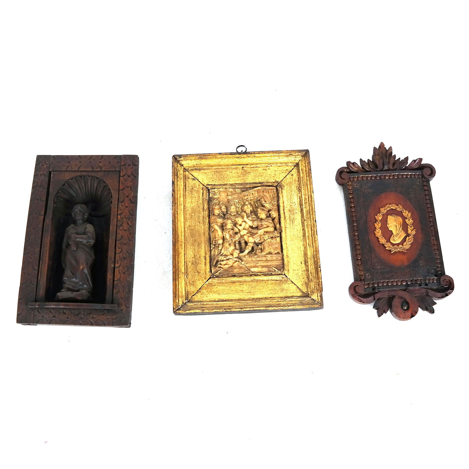 Three Framed Vintage and Antique Articles (1 of 7)