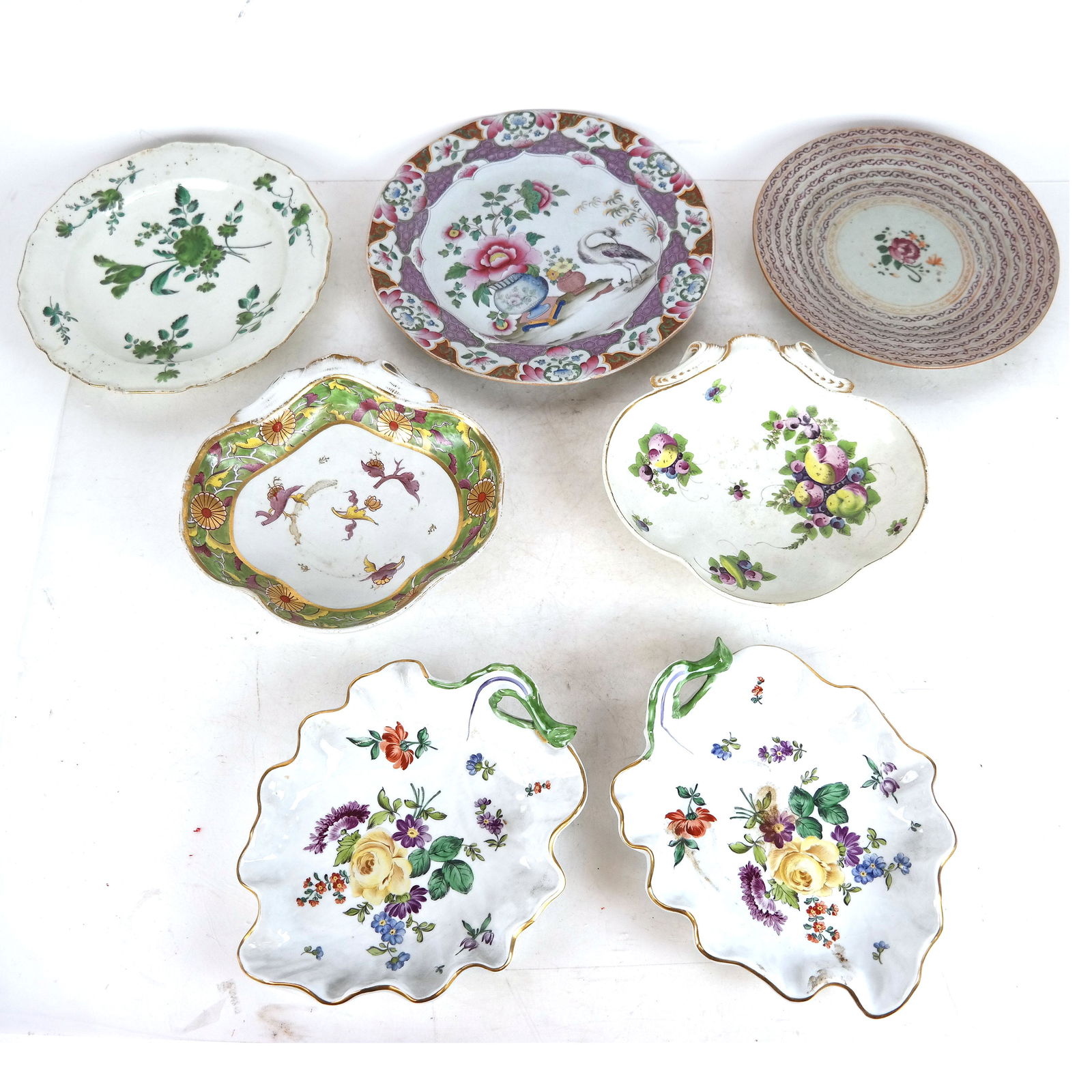 Seven Assorted & Vintage Porcelain Dishes (1 of 10)