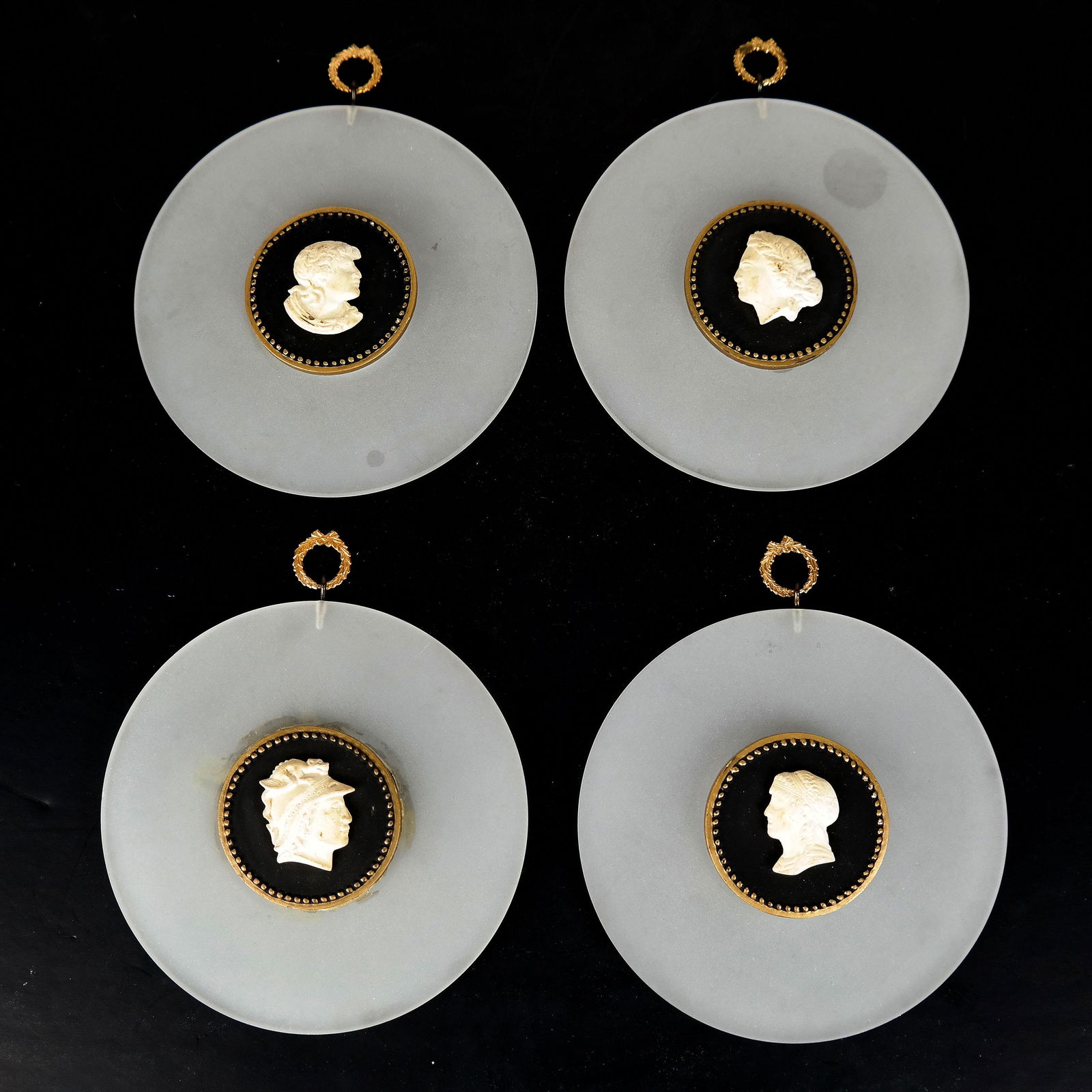 Set of Four Framed Portrait Plaques (1 of 11)