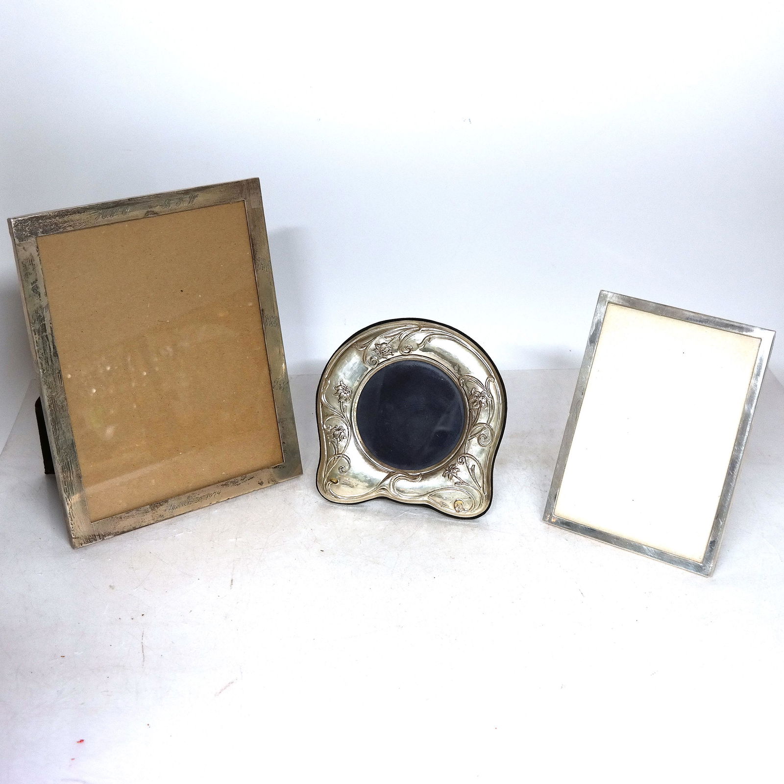 Lot of Three (3) Sterling Silver Picture Frames (1 of 7)